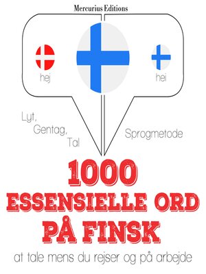 cover image of 1000 essentielle ord på finsk
